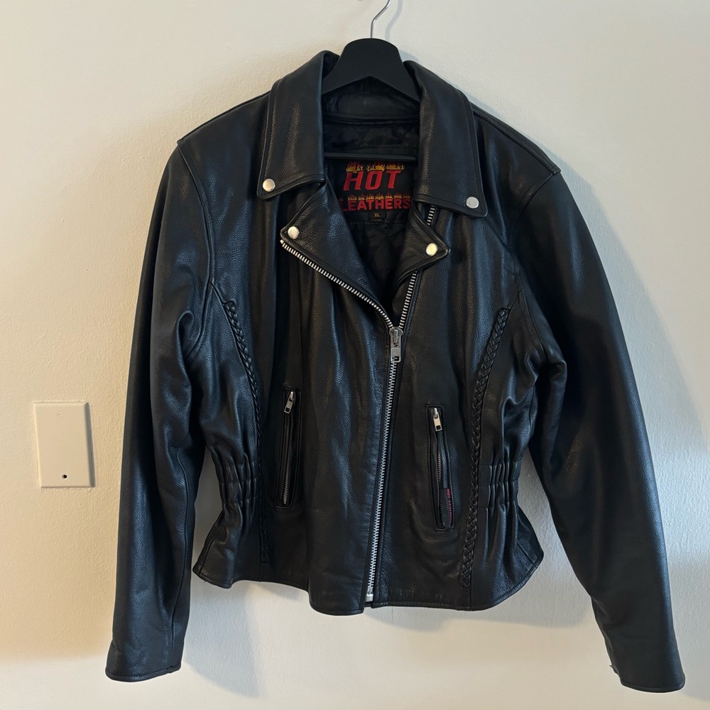 Hot Leathers Jacket XL- Genuine Leather
